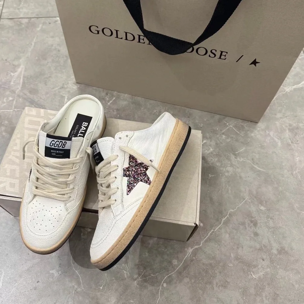 Golden Goose Glitter Star Half-Pack Sneakers - Picture 2 of 7